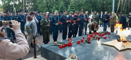 Юные спасатели-костромичи приняли участи во Всероссийской патриотической акции «Свеча Памяти»