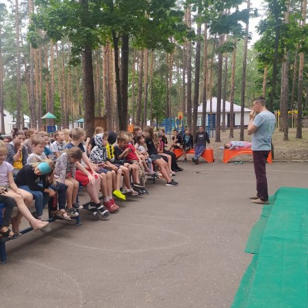 Мероприятие в лагере "Ёлочка" Липецкой области
