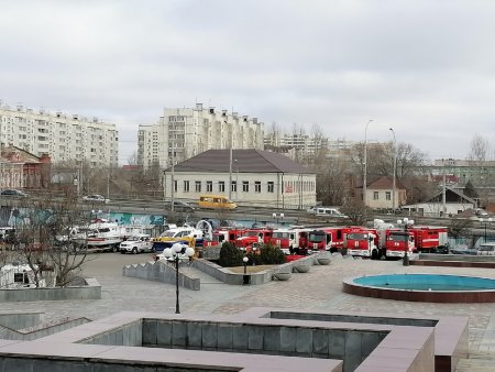 Смотр готовности сил и средств территориальной подсистемы РСЧС Астраханской области