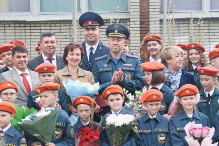 Николай Зацепин поздравил с Днем знаний кадетов и преподавателей