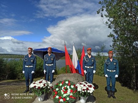 74-ая годовщина высадки первого отряда военных строителей города Железногорска