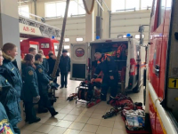 Спасатели аварийно-спасательного формирования Владимирской области познакомили кадетов Стародворской школы со своей работой