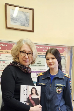 Валерия Аксенова - лидер Движения "Школа безопасности"