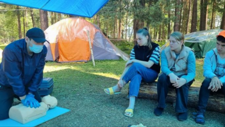 Профильная смена «Школа выживания» для детей, занимающихся по программе «Школа безопасности»
