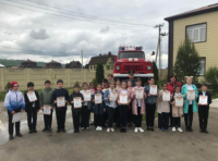 Экскурсия в пожарную часть №2 г. Черкесск для вновь созданных мобильных отрядов